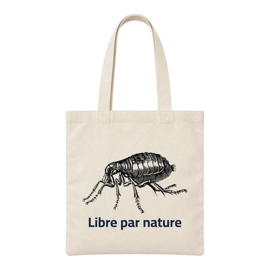 Tote bag — Insecte · Cabinet de curiosités — الأمام — طبيعي